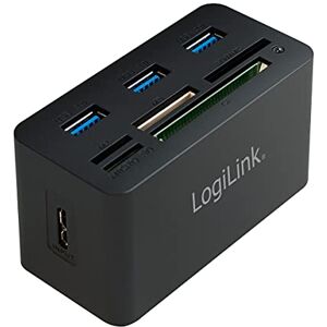 LogiLink CR0042 USB 3. 0 hub se čtečkou karet All-in-One (Micro SD / SD / MS / M2 / CF) černý LogiLink CR0042 USB 3. 0 hub se čtečkou karet All-in-One (Micro SD / SD / MS / M2 / CF) černý