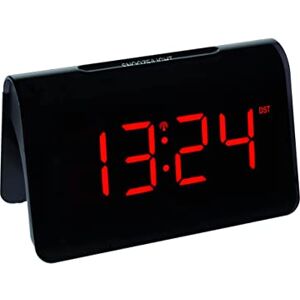 TFA Dostmann ICON Digitální rádiový budík, 60.2543.05, budík s individuální dobou trvání snooze, 2 stupně jasu, velmi světlé červené LED číslice, rádiové hodiny, černý TFA Dostmann ICON Digitální rádiový budík, 60.2543.05, budík s individuální dobou trvání snooze, 2 stupně jasu, velmi světlé červené LED číslice, rádiové hodiny, černý