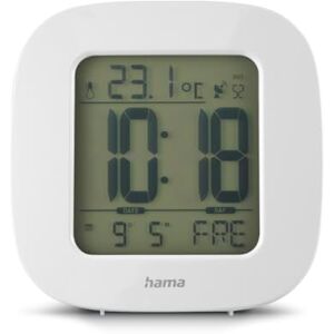 Hama Rádiobudík RC 45 (DCF rádiové hodiny, budík digitální s baterií, s ukazatelem teploty, s funkcí opakovaného buzení, doba buzení, podsvícení, Speed Alarm, vč. baterií) bílý Hama Rádiobudík RC 45 (DCF rádiové hodiny, budík digitální s baterií, s ukazatelem teploty, s funkcí opakovaného buzení, doba buzení, podsvícení, Speed Alarm, vč. baterií) bílý