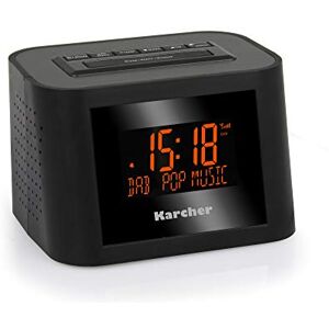 Karcher DAB 2420 stereo radiobudík DAB+ (DAB plus/UKW, budík s duálním alarmem, časovač spánku, LCD displej, konektor na sluchátka, rádio hodinek, malé digitální rádio, černý) Karcher DAB 2420 stereo radiobudík DAB+ (DAB plus/UKW, budík s duálním alarmem, časovač spánku, LCD displej, konektor na sluchátka, rádio hodinek, malé digitální rádio, černý)