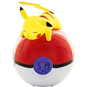 TEKNOFUN Pokemon Pikachu Light Up FM Alarm Clock Radio budík (cca 16cm) 811354, žlutá, červená TEKNOFUN Pokemon Pikachu Light Up FM Alarm Clock Radio budík (cca 16cm) 811354, žlutá, červená