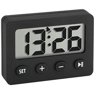 TFA Dostmann Digitální budík, 60.2014.01, časovač a stopky, funkce budíku, gumová povrchová úprava, černá, D 59 x Š 14 (30) x V 42 mm TFA Dostmann Digitální budík, 60.2014.01, časovač a stopky, funkce budíku, gumová povrchová úprava, černá, D 59 x Š 14 (30) x V 42 mm