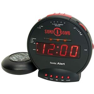 Geemarc Sonic Bomb budík se super silným alarmem, vibračním polštářem a funkcí odloženého buzení Pro sluchově postižené a spáče na dlouhé spáče verze DE Geemarc Sonic Bomb budík se super silným alarmem, vibračním polštářem a funkcí odloženého buzení Pro sluchově postižené a spáče na dlouhé spáče verze DE