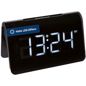 TFA Dostmann Icon digitální rádiový budík, 60.2543.02, velmi jasné LED číslice, budík, individuální doba trvání snooze, černo-bílý TFA Dostmann Icon digitální rádiový budík, 60.2543.02, velmi jasné LED číslice, budík, individuální doba trvání snooze, černo-bílý