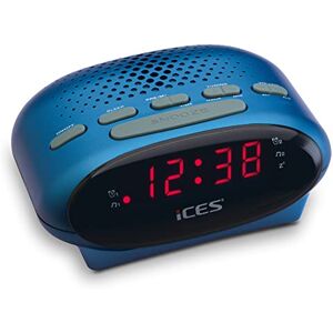 iCES ICR-210 Rádiobudík (2x budík, funkce odložení, časovač vypnutí) modrý iCES ICR-210 Rádiobudík (2x budík, funkce odložení, časovač vypnutí) modrý