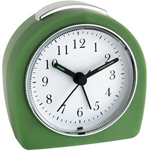 TFA Dostmann Analogový budík, 60.1021, tichý hodinový stroj, alarm s funkcí snooze, podsvícení, zelený, D 87 x Š 55 x V 90 mm, 60. 1021. 04 TFA Dostmann Analogový budík, 60.1021, tichý hodinový stroj, alarm s funkcí snooze, podsvícení, zelený, D 87 x Š 55 x V 90 mm, 60. 1021. 04