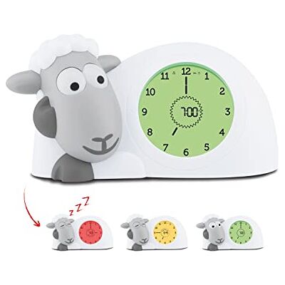 Zazu Hodiny Sam The Lamb – hodiny na spaní a noční světlo pro děti Učí Vaše dítě pomocí vizuálních indikátorů, kdy se má probudit Nastavitelný jas automatické vypnutí (šedá) Zazu Hodiny Sam The Lamb – hodiny na spaní a noční světlo pro děti Učí Vaše dítě pomocí vizuálních indikátorů, kdy se má probudit Nastavitelný jas automatické vypnutí (šedá)