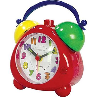Technoline quartzový budík model K, dětský budík, analogový, noční ručičky, osvětlení, budík alarm Technoline quartzový budík model K, dětský budík, analogový, noční ručičky, osvětlení, budík alarm