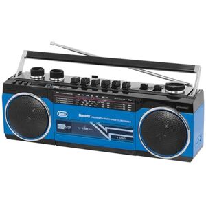 Trevi RR 501 BT Stereo Boombox přenosný Bluetooth, USB, SD, MP3, modrý Trevi RR 501 BT Stereo Boombox přenosný Bluetooth, USB, SD, MP3, modrý