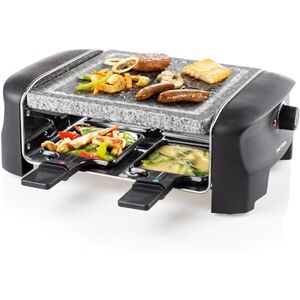 Princess Gril na raclette až pro 4 osoby – s grilovací deskou z přírodního kamene a nastavitelným termostatem, 600 W, vč. pánve na raclette s nepřilnavým povrchem, snadné čištění Princess Gril na raclette až pro 4 osoby – s grilovací deskou z přírodního kamene a nastavitelným termostatem, 600 W, vč. pánve na raclette s nepřilnavým povrchem, snadné čištění