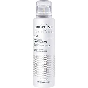 BIOPOINT Styling kudrnatá pěna, definuje vlnité vlasy, hydratuje a nemačkavá, dodává měkkost, pružnost a objem, 150 ml BIOPOINT Styling kudrnatá pěna, definuje vlnité vlasy, hydratuje a nemačkavá, dodává měkkost, pružnost a objem, 150 ml