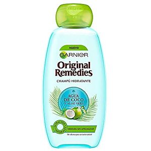 Garnier Original Remedies Agua De Coco Y Aloe Vera Champú Hidratante 300 ml, Multicolor Garnier Original Remedies Agua De Coco Y Aloe Vera Champú Hidratante 300 ml, Multicolor