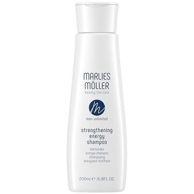 Marlies Möller Men Unlimited Strengthening Energy Shampoo 200 ml – posilující energetický šampon pro větší objem a lesk – s Panthenol & Phyto-Complex – pro suché vlasy Marlies Möller Men Unlimited Strengthening Energy Shampoo 200 ml – posilující energetický šampon pro větší objem a lesk – s Panthenol & Phyto-Complex – pro suché vlasy