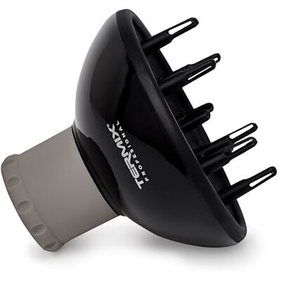 Termix Univerzální difuzér s hroty pro sušičku, kontrolu proudění vzduchu, definované a dlouhotrvající kadeře, technologie dvojitého filtru, elegantní a funkční design Termix Univerzální difuzér s hroty pro sušičku, kontrolu proudění vzduchu, definované a dlouhotrvající kadeře, technologie dvojitého filtru, elegantní a funkční design