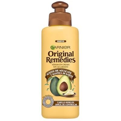 Garnier Original Remedies olej pro péči o vlasy s avokádovým olejem a bambuckým máslem, krémový olej pro nepoddajné a kudrnaté vlasy, 200 ml Garnier Original Remedies olej pro péči o vlasy s avokádovým olejem a bambuckým máslem, krémový olej pro nepoddajné a kudrnaté vlasy, 200 ml