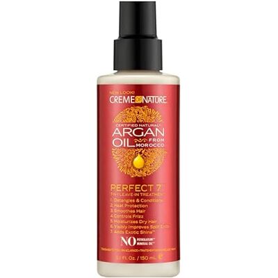 Creme of Nature Argan Oil Perfect 7, 7-in-1 Leave-In Treatment, ochrana proti horku, lesk a ochrana pro všechny typy vlasů, 150 ml Creme of Nature Argan Oil Perfect 7, 7-in-1 Leave-In Treatment, ochrana proti horku, lesk a ochrana pro všechny typy vlasů, 150 ml