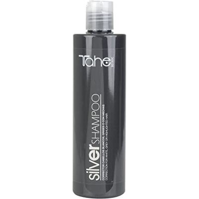 Tahe Silver Botanic šampon proti žlutému nádechu pro bílé, šedé nebo melírované vlasy (300 ml) Tahe Silver Botanic šampon proti žlutému nádechu pro bílé, šedé nebo melírované vlasy (300 ml)