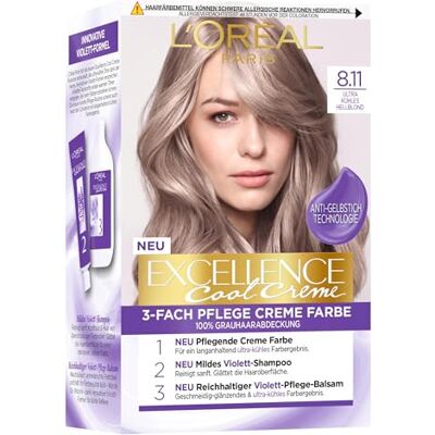 L'Oreal Paris Excellence Cool Creme 8. 11 Ultra chladivá světlá blond L'Oreal Paris Excellence Cool Creme 8. 11 Ultra chladivá světlá blond