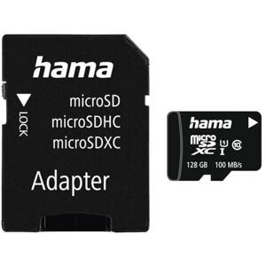Hama microSD microSDHC microSDXC karta 128GB 100MB/s přenosová rychlost Class 10 microSD paměťová karta v mini formátu Mini SD např. pro mobilní telefon se systémem Android, smartphone, tablet Hama microSD microSDHC microSDXC karta 128GB 100MB/s přenosová rychlost Class 10 microSD paměťová karta v mini formátu Mini SD např. pro mobilní telefon se systémem Android, smartphone, tablet