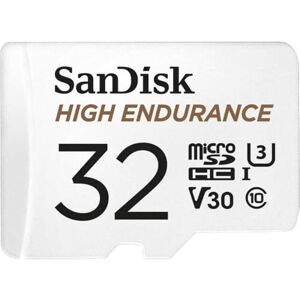 SanDisk Paměťová karta High Endurance microSDHC 32 GB + adaptér (pro palubní kamery a soukromé bezpečnostní kamery, čtení 100 MB/s, V30 pro Full HD a 4K videa) SanDisk Paměťová karta High Endurance microSDHC 32 GB + adaptér (pro palubní kamery a soukromé bezpečnostní kamery, čtení 100 MB/s, V30 pro Full HD a 4K videa)