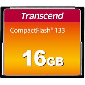 Transcend Paměťová karta 16 GB CompactFlash CF 133, MLC Flash, až 50 MB/s Read, 20 MB/s Write ideální pro začátečníky DSLR a průmyslové aplikace Transcend Paměťová karta 16 GB CompactFlash CF 133, MLC Flash, až 50 MB/s Read, 20 MB/s Write ideální pro začátečníky DSLR a průmyslové aplikace