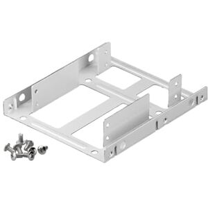 Goobay 95875 2,5 na 3,5 SSD pevný disk montážní rámeček / SSD držák pro montáž 2,5" pevných disků v 3,5" šachtě pouzdra / vč. šroubů / stříbrná Goobay 95875 2,5 na 3,5 SSD pevný disk montážní rámeček / SSD držák pro montáž 2,5" pevných disků v 3,5" šachtě pouzdra / vč. šroubů / stříbrná