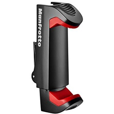 Manfrotto Univerzální držák na smartphone, pro stativ mini kamery, stolní stativ, pro verzi Pro verze (MCPIXI), vlogging, černý Manfrotto Univerzální držák na smartphone, pro stativ mini kamery, stolní stativ, pro verzi Pro verze (MCPIXI), vlogging, černý