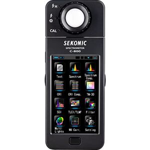 Sekonic Spektrometr C-800 – plné spektrum měřič barev a světla pro LED, HMI, RGB, CRI, TLCI, TM-30, SSI – přesná analýza barev pro film a fotografie Sekonic Spektrometr C-800 – plné spektrum měřič barev a světla pro LED, HMI, RGB, CRI, TLCI, TM-30, SSI – přesná analýza barev pro film a fotografie