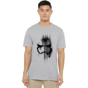 Star Wars Pánské Trooper Mask tričko, Šedá Star Wars Pánské Trooper Mask tričko, Šedá