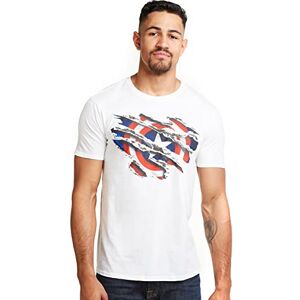 Marvel Pánské tričko Captain America Roztrhané, bílá Marvel Pánské tričko Captain America Roztrhané, bílá