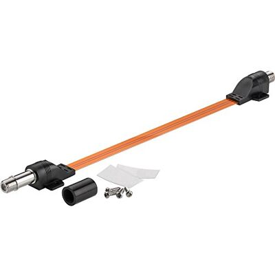 Goobay 71408 Wasserdichte SAT Fensterdurchführung, extrem flach (0, 3 mm) Goobay 71408 Wasserdichte SAT Fensterdurchführung, extrem flach (0, 3 mm)