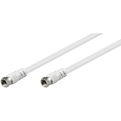 Goobay Sat anténní kabel 10 m, 70 dB 2krát stíněný, koaxiální kabel s F-konektorem na F-konektor, pro TV, satelitní přijímač, bílý 11742 Goobay Sat anténní kabel 10 m, 70 dB 2krát stíněný, koaxiální kabel s F-konektorem na F-konektor, pro TV, satelitní přijímač, bílý 11742