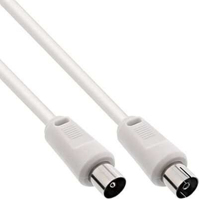 InLine 69410 anténní kabel, 2x stíněný, >75dB, bílý, 10 m InLine 69410 anténní kabel, 2x stíněný, >75dB, bílý, 10 m