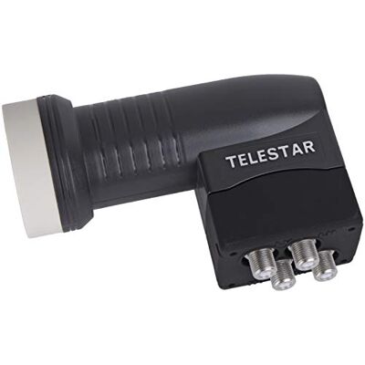 TELESTAR SKYQUATRO HC Digital Quattro LNB (Full HD, HDTV, 4K, 3D, Ultra HD Premium LNB s ochranou proti počasí) černý TELESTAR SKYQUATRO HC Digital Quattro LNB (Full HD, HDTV, 4K, 3D, Ultra HD Premium LNB s ochranou proti počasí) černý
