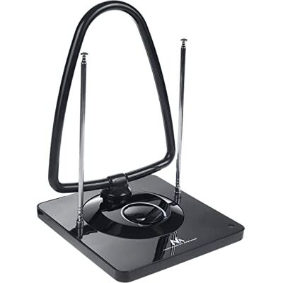 Maclean MCTV-963 aktivní DVB-T DVB-T2 anténa, TV, rádio, pokojová anténa, 45 dB zesílení, síťový zdroj, pro UKW VHF UHF UHF Maclean MCTV-963 aktivní DVB-T DVB-T2 anténa, TV, rádio, pokojová anténa, 45 dB zesílení, síťový zdroj, pro UKW VHF UHF UHF