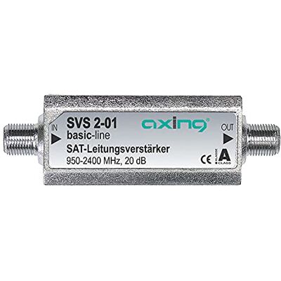 Axing SVS 2-01 satelitní zesilovač vedení Inline Sat (20 dB, 950 2400 MHz) Axing SVS 2-01 satelitní zesilovač vedení Inline Sat (20 dB, 950 2400 MHz)