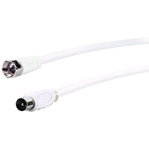 SCHWAIGER KVCK163 532 SAT kabel pro přijímač / adaptér antény/ 3 m připojovací kabel/konfekcionovaný/ 75 dB/ 2násobně stíněný/konektor F > IEC konektor/bílý SCHWAIGER KVCK163 532 SAT kabel pro přijímač / adaptér antény/ 3 m připojovací kabel/konfekcionovaný/ 75 dB/ 2násobně stíněný/konektor F > IEC konektor/bílý