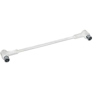 Axing SAK02102 F-Quickfix Patchkabel 20 cm Koaxialkabel mit F-Winkelstecker weiß Axing SAK02102 F-Quickfix Patchkabel 20 cm Koaxialkabel mit F-Winkelstecker weiß