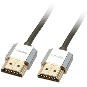 LINDY HDMI kabel 2. 0 CROMO Slim High Speed 1 metr s Ethernetem, Slimline-Design, 4K@60Hz HDMI 2. 0 18G 3D 1080p HDCP 2. 2 HDR ARC CEC, testováno ATC, TV OLED, monitor, Xbox PS4 PS5 Blu-Ray Soundbar LINDY HDMI kabel 2. 0 CROMO Slim High Speed 1 metr s Ethernetem, Slimline-Design, 4K@60Hz HDMI 2. 0 18G 3D 1080p HDCP 2. 2 HDR ARC CEC, testováno ATC, TV OLED, monitor, Xbox PS4 PS5 Blu-Ray Soundbar