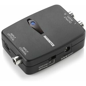 Marmitek Digitální analogový měnič Connect DA21 Toslink nebo koaxiální k analogovému konvertoru Wolfson DAC technologie pro nejlepší reprodukci zvuku 192 kHz Sampling Rate, šedo-černý Marmitek Digitální analogový měnič Connect DA21 Toslink nebo koaxiální k analogovému konvertoru Wolfson DAC technologie pro nejlepší reprodukci zvuku 192 kHz Sampling Rate, šedo-černý