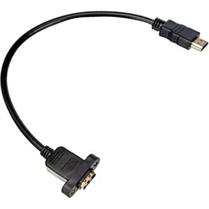 SYSTEM-S HDMI konektor na HDMI vstup panel Mount adaptér kabel prodlužovací kabel 30 cm SYSTEM-S HDMI konektor na HDMI vstup panel Mount adaptér kabel prodlužovací kabel 30 cm