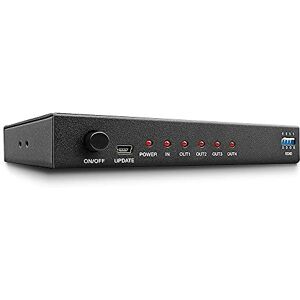 LINDY HDMI 4K Splitter 4 porty 3D, 2160p30 kompaktní splitter rozděluje jeden HDMI signál až na čtyři výstupy, pro Full HD až 1080p a také UHD až 4Kx2K (38159) LINDY HDMI 4K Splitter 4 porty 3D, 2160p30 kompaktní splitter rozděluje jeden HDMI signál až na čtyři výstupy, pro Full HD až 1080p a také UHD až 4Kx2K (38159)