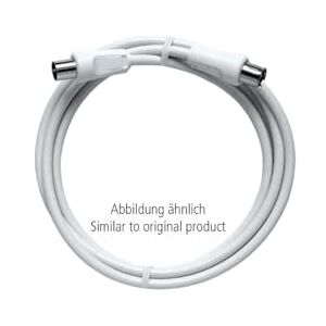 Axing BAK 500-80 BK-Anschlusskabel Class A Koaxialkabel mit IEC-Stecker und Buchse für Kabelfernsehen 5 m weiß Axing BAK 500-80 BK-Anschlusskabel Class A Koaxialkabel mit IEC-Stecker und Buchse für Kabelfernsehen 5 m weiß