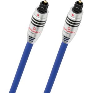 OEHLBACH Série 80 High-End optický digitální kabel s celokovovým konektorem Toslink (digitální audio kabel domácí kino, soundbar, Blu-Ray Player a PS4pro, Xbox One) 2,0 m modrý OEHLBACH Série 80 High-End optický digitální kabel s celokovovým konektorem Toslink (digitální audio kabel domácí kino, soundbar, Blu-Ray Player a PS4pro, Xbox One) 2,0 m modrý