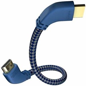 in-akustik inakustik – 0042502 – Premium High Speed HDMI 2. 0b kabel s Ethernetem úhlový konektor pro prostorově úsporné připojení 2,0 m v modré/stříbrné 2160p 4K@50/60Hz ARC HDR podpora HD Audio in-akustik inakustik – 0042502 – Premium High Speed HDMI 2. 0b kabel s Ethernetem úhlový konektor pro prostorově úsporné připojení 2,0 m v modré/stříbrné 2160p 4K@50/60Hz ARC HDR podpora HD Audio