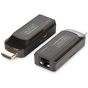 Digitus HDMI Extender kompaktní design Full HD sada (vysílač / přijímač) dosah až 50 m propojovací kabel (Cat 6, Cat 6A, Cat 7) napájení přes micro USB černá Digitus HDMI Extender kompaktní design Full HD sada (vysílač / přijímač) dosah až 50 m propojovací kabel (Cat 6, Cat 6A, Cat 7) napájení přes micro USB černá