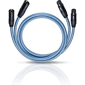 OEHLBACH Série 2 X High-End audio kabel s XLR zástrčkou (Made in Germany, HPOCC, pro CD přehrávač, přední/konečný stupeň) 2 x 75 cm modrý OEHLBACH Série 2 X High-End audio kabel s XLR zástrčkou (Made in Germany, HPOCC, pro CD přehrávač, přední/konečný stupeň) 2 x 75 cm modrý