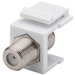 Goobay 79474 Keystone modul SAT anténa spojka / 2x F zdířka pro anténní kabel SAT / 75 Ohm / Snap-in systém / 16,2 mm Goobay 79474 Keystone modul SAT anténa spojka / 2x F zdířka pro anténní kabel SAT / 75 Ohm / Snap-in systém / 16,2 mm
