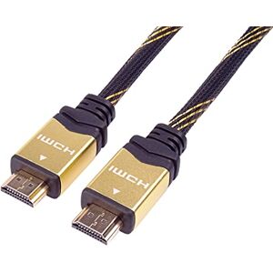 PremiumCord Gold 4K High Speed HDMI + Ethernet kabel 1,5 m, kompatibilní s Video 4K 2160p, FULL HD 1080p, Deep Color, 3D, ARC, HDR, 10,2Gbps, pozlacené přípojky, černo-zlatá PremiumCord Gold 4K High Speed HDMI + Ethernet kabel 1,5 m, kompatibilní s Video 4K 2160p, FULL HD 1080p, Deep Color, 3D, ARC, HDR, 10,2Gbps, pozlacené přípojky, černo-zlatá