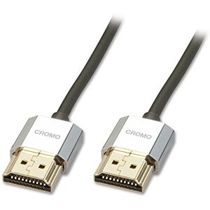 LINDY 41676 "CROMO Slim HDMI High Speed A/A Kabel 4,5m mit Ethernet Silber/Gold LINDY 41676 "CROMO Slim HDMI High Speed A/A Kabel 4,5m mit Ethernet Silber/Gold